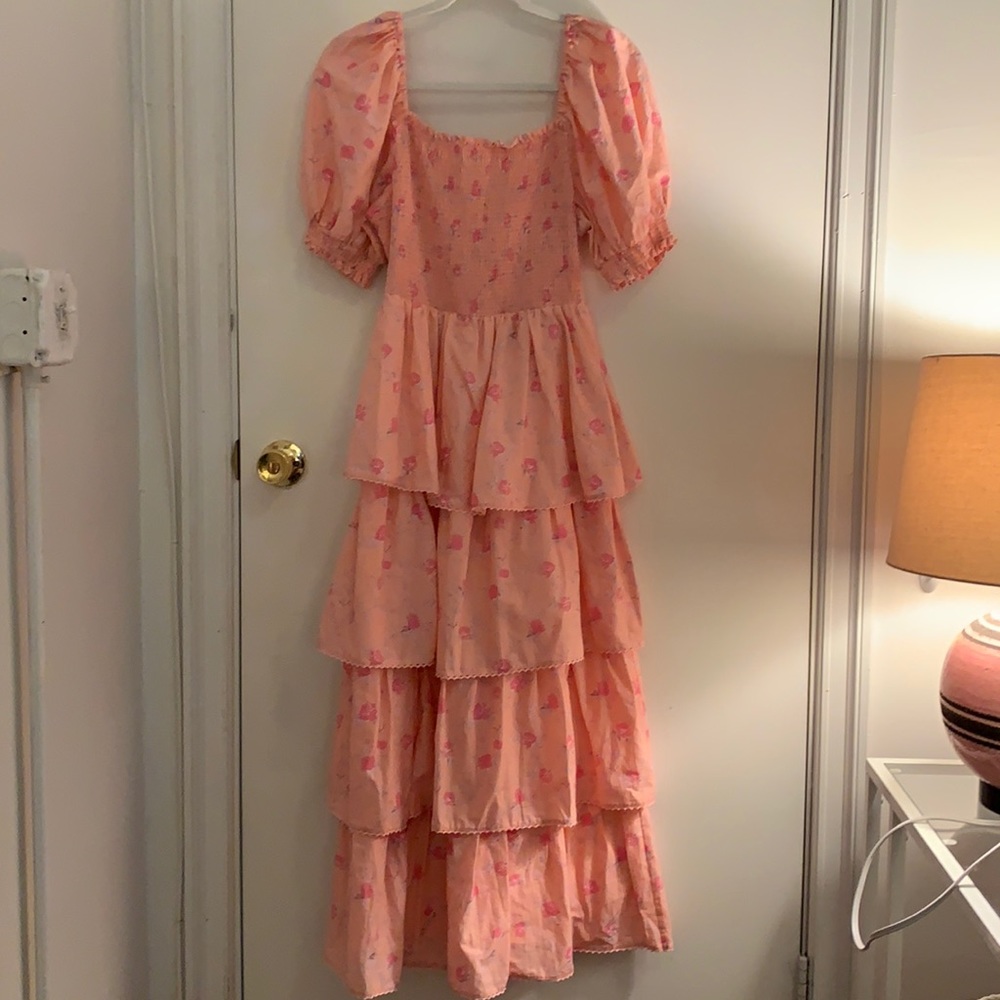 Loveshackfancy Midi Ruffled Dress